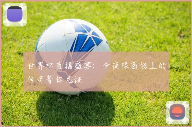 世界杯直播盛宴：今夜绿茵场上的传奇等你见证